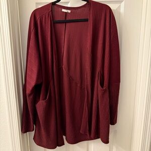 Maurices Deep Burgundy Blouse
